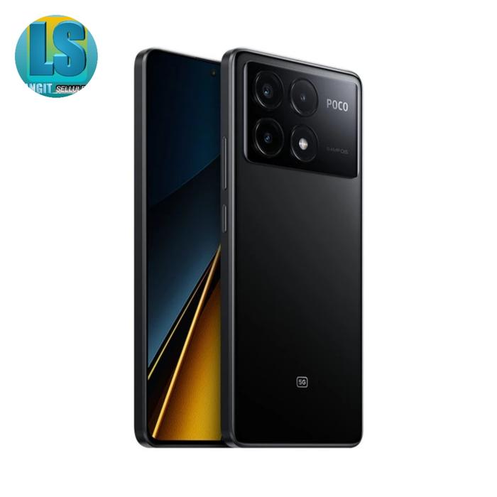 Gambar POCO X6 Pro 5G 12/512GB Garansi Resmi Dimensity 8300-Ultra Layar 120Hz Kamera 64MP OIS Turbo Charge 67W NFC Baru Segel - Led, Smartphone, Prosesor, Telepon - Hitam dari Langit Sellular undefined Tokopedia