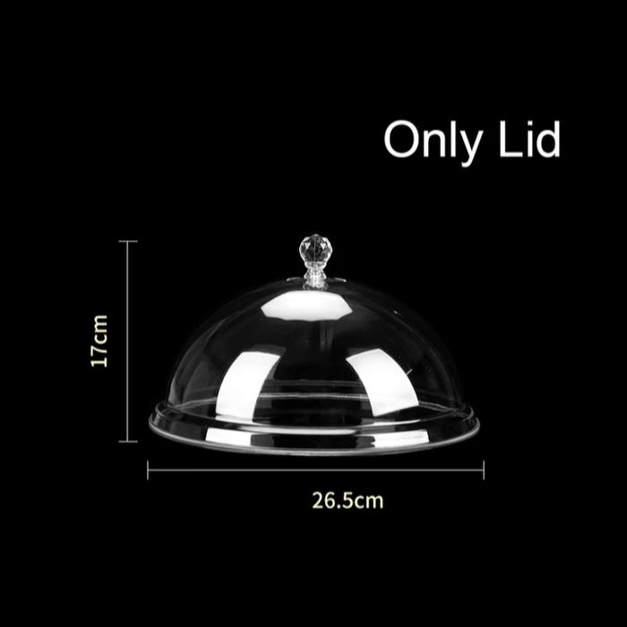 Gambar Penutup Kue Tutup Tempat Kue Transparent Acrylic Food Cover Dome Cover - M dari PointZero Store undefined Tokopedia