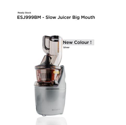 Gambar Ecohome Slow Juicer Big Mouth ESJ-999 BM Ecohome ESJ - 999 BM Original - Silver dari One Point Plus undefined Tokopedia