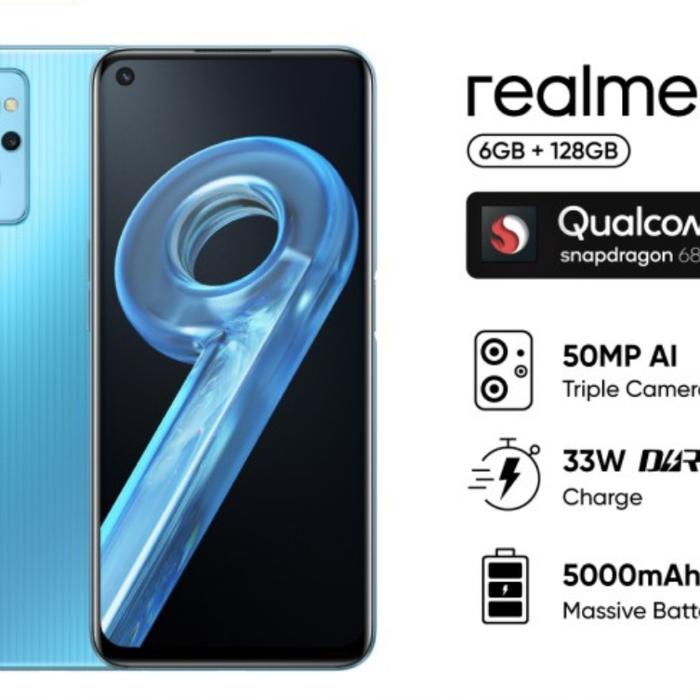 Gambar REALME 9i RAM 6/128 GB GARANSI RESMI - PRISM BLUE, 4/64 Gb dari Sahabat Phoneshop undefined Tokopedia