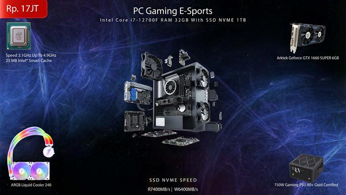 Gambar pc gaming e-sports - Paket 1 dari scentivaid undefined Tokopedia
