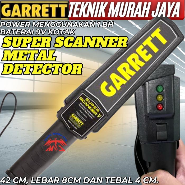 Gambar GARRETT Metal Detector Alat Security Deteksi Scanner Logam Garet USA dari CV Teknik Murah Jaya undefined Tokopedia