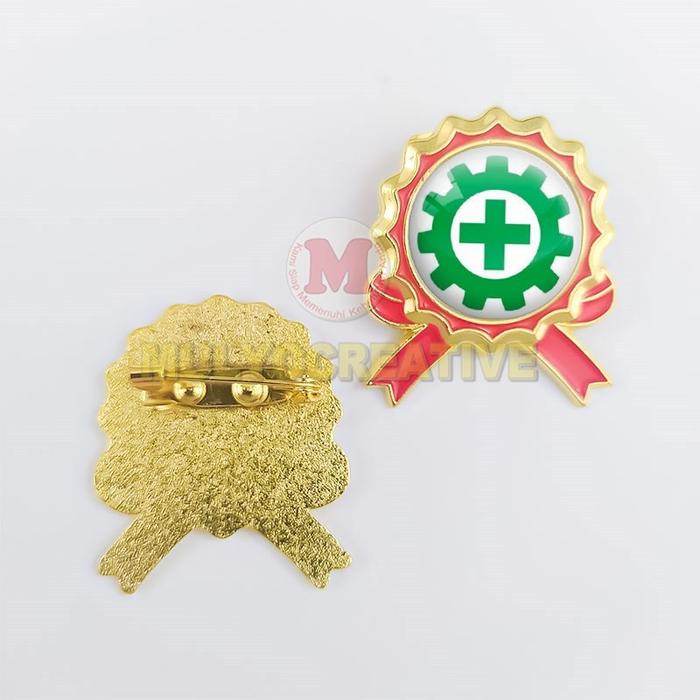 Gambar Pin K3 Pin Bros Logo K3 Model Premium - Pita Merah, Peniti dari Mulyocreative co id undefined Tokopedia