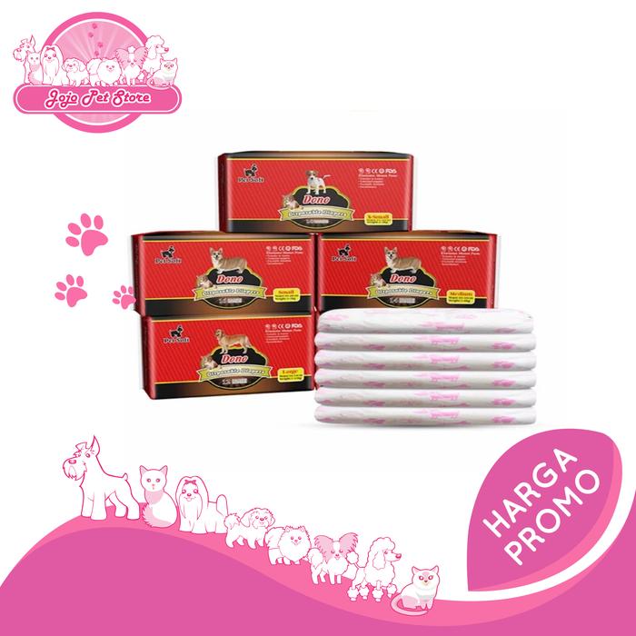 Gambar DIAPER DONO UKURAN SMALL / POPOK ANJING / PAMPERS BOX ISI 16 PCS dari JOJO Petstore undefined Tokopedia