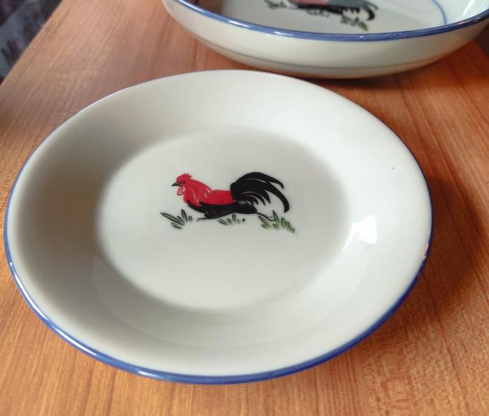 Gambar High Quality Piring Ayam Jago Keramik Import Tebal - 6" dari Kochindo undefined Tokopedia