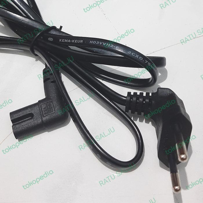 Gambar Kabel Power TV LED Printer Elektronik model L siku (2x0,75mm) dari RATU SALJU undefined Tokopedia