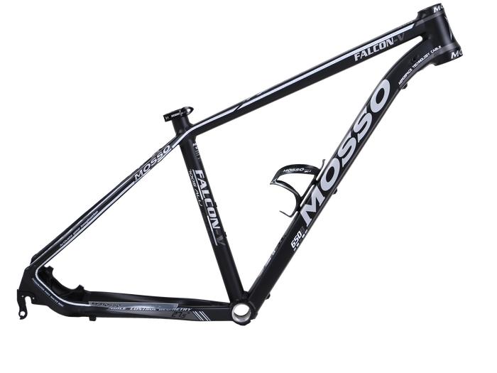 Gambar Mosso Falcon V Frame Set Sepeda Sepeda XC MTB [27.5 / 29 Inch] - Black/Grey, 27.5x15.5 dari adimitra online undefined Tokopedia
