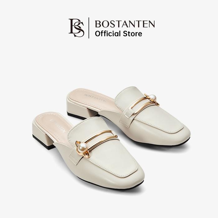 Jual BOSTANTEN Sepatu Hak Tahu Sepatu Mules Flatshoes Heels Sepatu