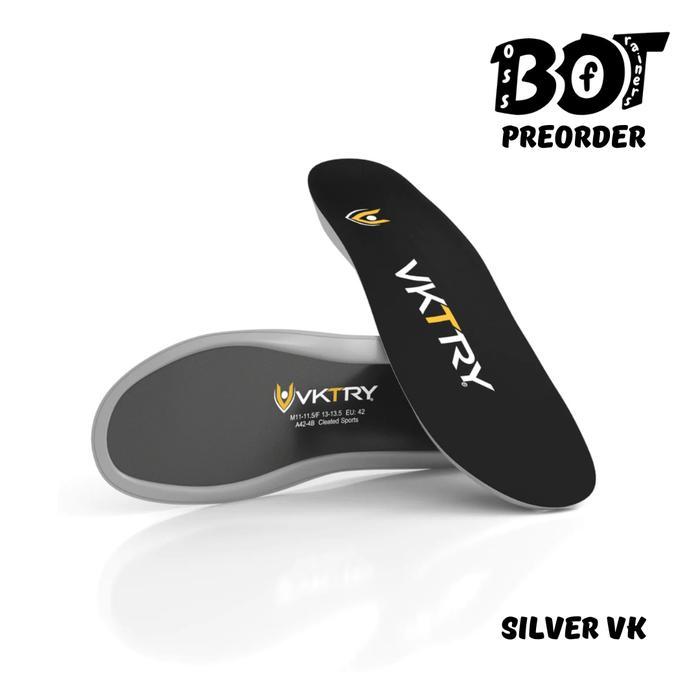Gambar [PREORDER] VKTRY PERFORMANCE CUSTOMIZE INSOLE - SILVER VK dari Bossoftrainers undefined Tokopedia