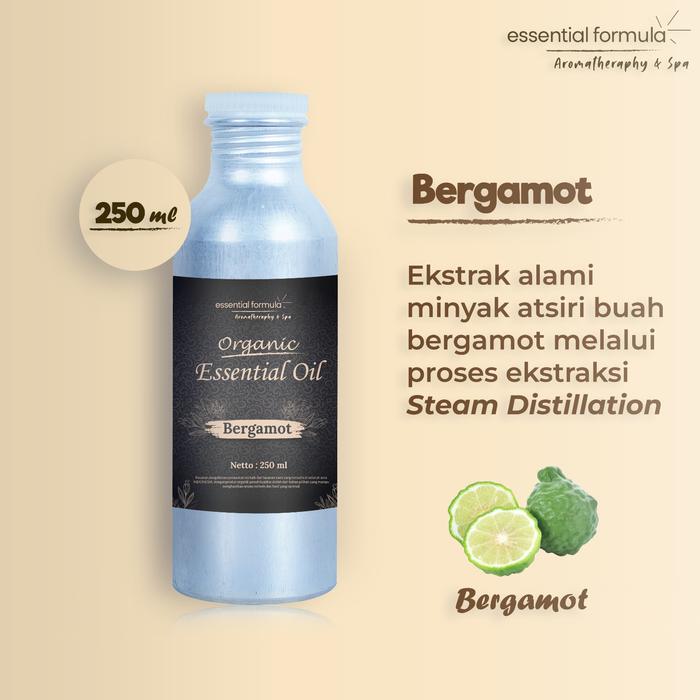 Gambar 250ml Organic Bergamot Essential Oil Jeruk Bergamot Murni 100% - ALUMINIUM dari Essential Formula undefined Tokopedia