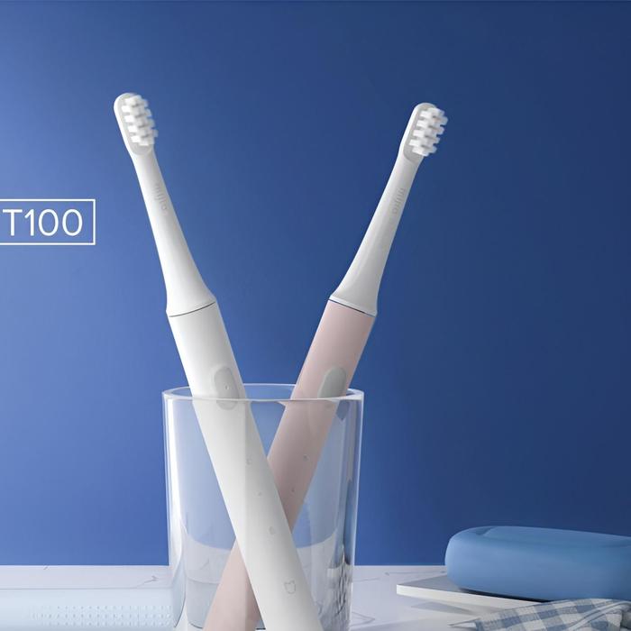 Gambar Xiaomi Mijia Sonic Electric Toothbrush T100 Sikat Gigi Elektrik - Biru - Putih dari Flyinggadget undefined Tokopedia