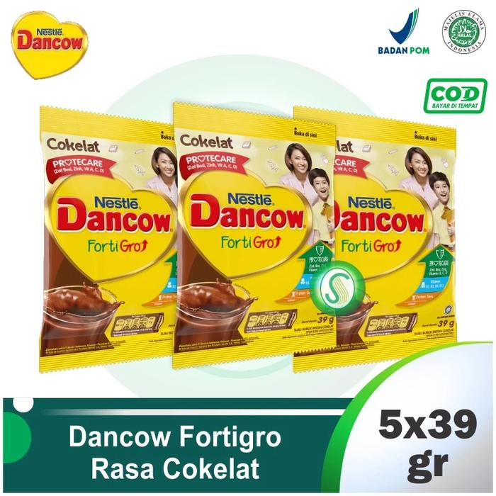 Gambar nestle dancow fortigro sachet rasa coklat 5 x39gr dari afizhara store undefined Tokopedia