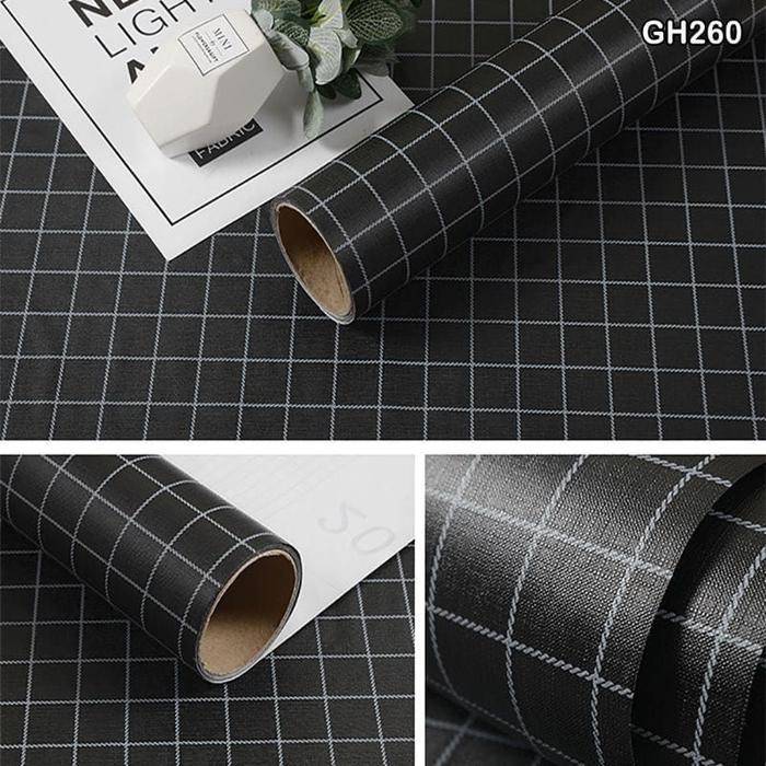 Gambar Wallpaper Kotak Biru Wallpaper Dinding Motif Kotak Polos 10 Meter - Kotak Hitam 8M dari Boss Belanja undefined Tokopedia