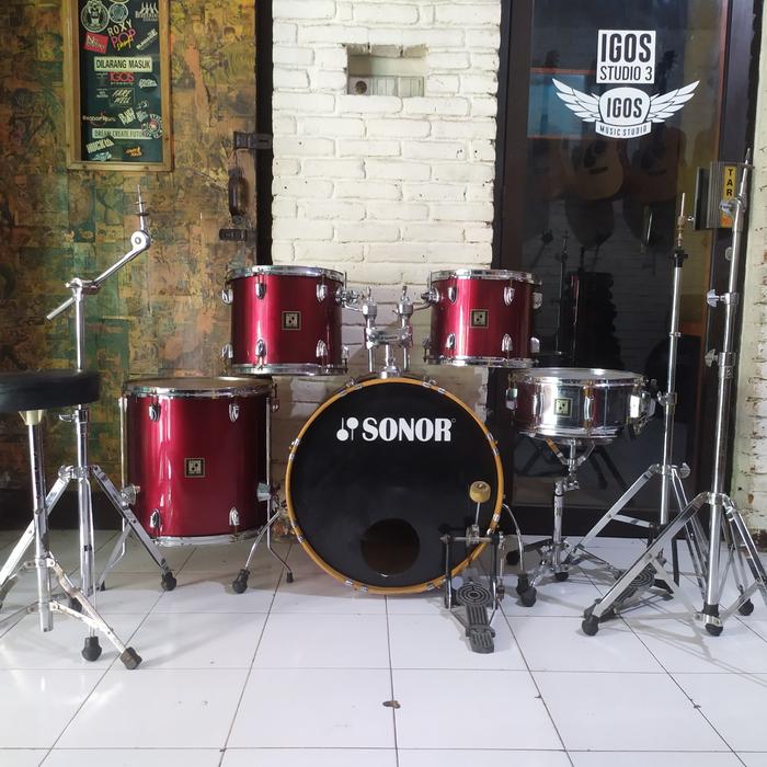 Gambar Sonor Drumset Drum Set Sonor Force 1003 not pearl Tama Mapex dari IGOS MUSIC undefined Tokopedia