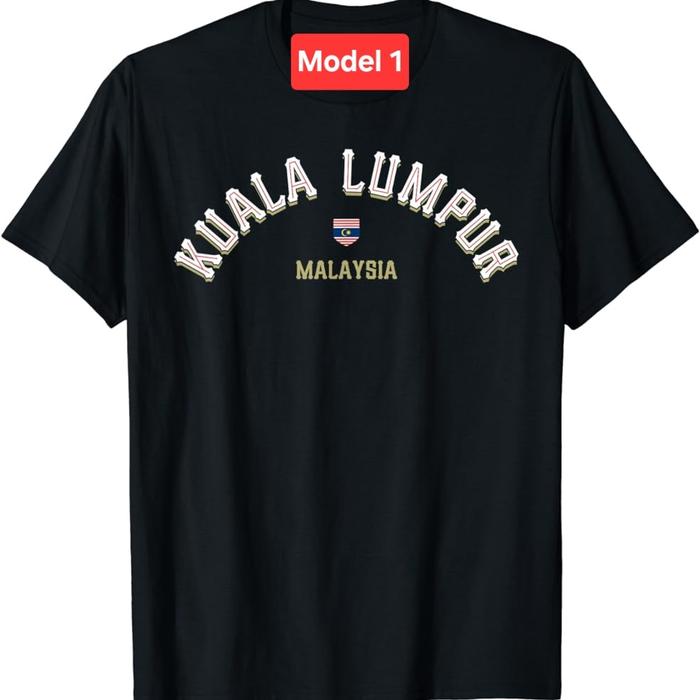 Gambar KAOS Oleh oleh Malaysia Kuala Lumpur - Baju Kuala Lumpur Malaysia 2 - Model 1, L dari KKJKTCLOTHING undefined Tokopedia