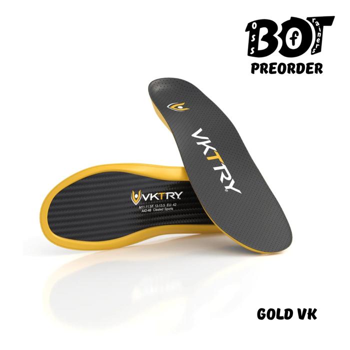 Gambar [PREORDER] VKTRY PERFORMANCE CUSTOMIZE INSOLE - GOLD VK dari Bossoftrainers undefined Tokopedia