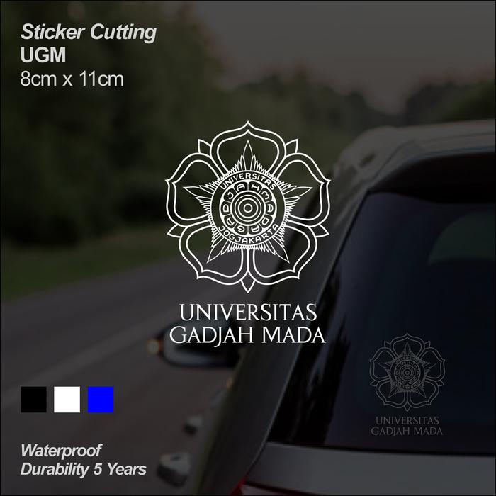 Jual Sticker Logo Universitas Kampus ITB UPI UNPAD UGM IPB Stiker - UGM ...