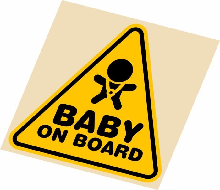 Gambar Sticker Aksesoris Mobil Baby on Board 001 - Hitam Kuning dari Diskon Termurah Sticker Shop undefined Tokopedia