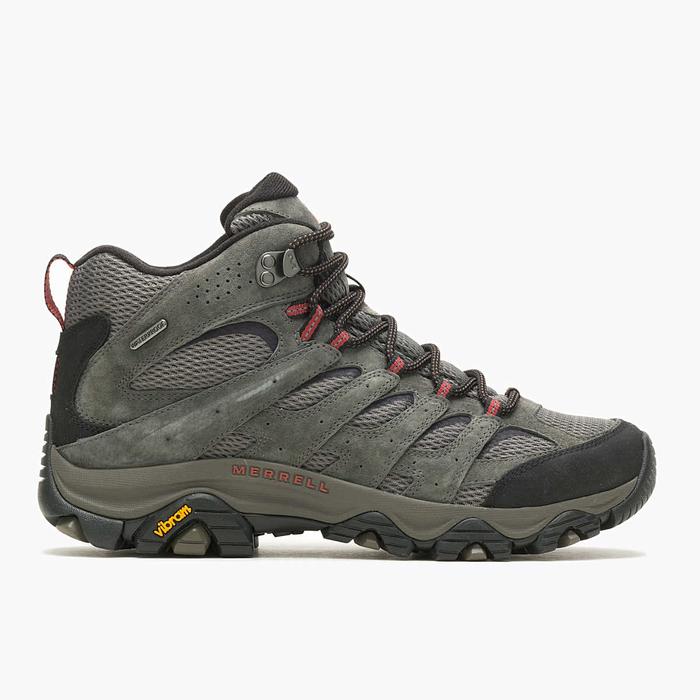 Jual Original Merrell Moab Mid Waterproof Hiking Boots Beluga