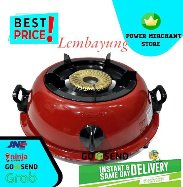 Gambar BUTTERFLY 328-C Kompor Gas 1 Tungku Api Tornado - Merah dari Toko Lembayung Online undefined Tokopedia