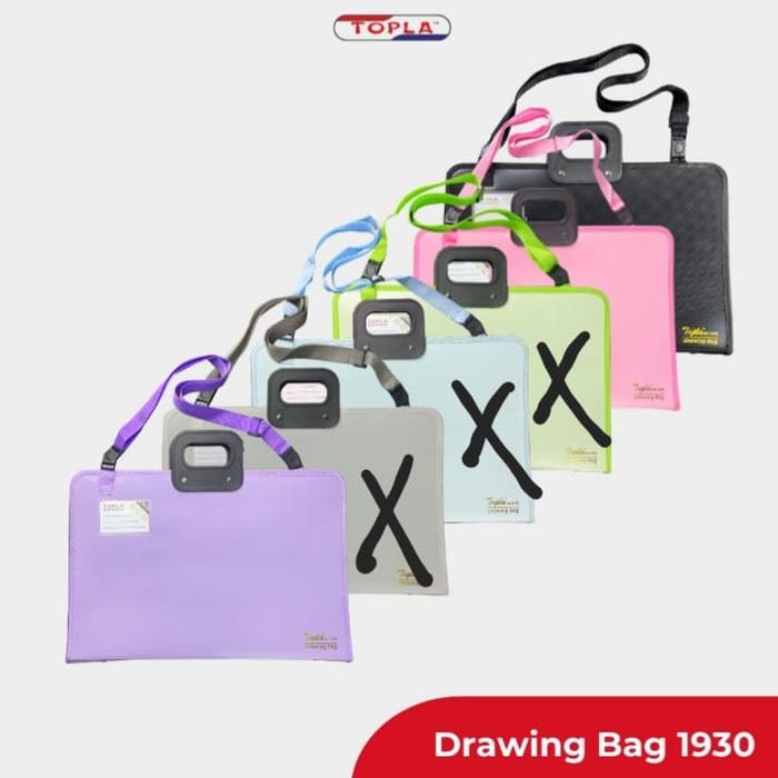 Gambar dompet tempat dokumen map plastik zipper bag A3 - zipperbag bazic, 1 pcs dari Bulan Stationery undefined 5 Tokopedia