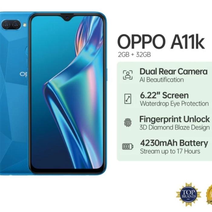 Gambar OPPO A11K RAM 2/32 GB GARANSI RESMI - Biru dari Sahabat Phoneshop undefined Tokopedia