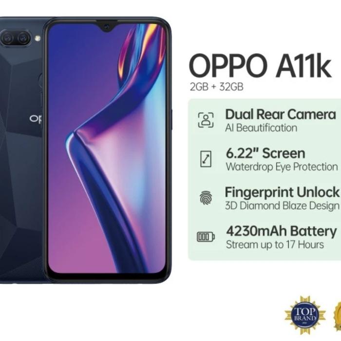 Gambar OPPO A11K RAM 2/32 GB GARANSI RESMI - Hitam dari Sahabat Phoneshop undefined Tokopedia