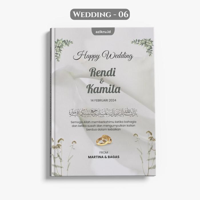 Gambar Alquran Hadiah Pernikahan Custom Nama Azikru.id | Kado Pengantin Unik - WEDDING-06 dari Pustaka Hanif undefined Tokopedia