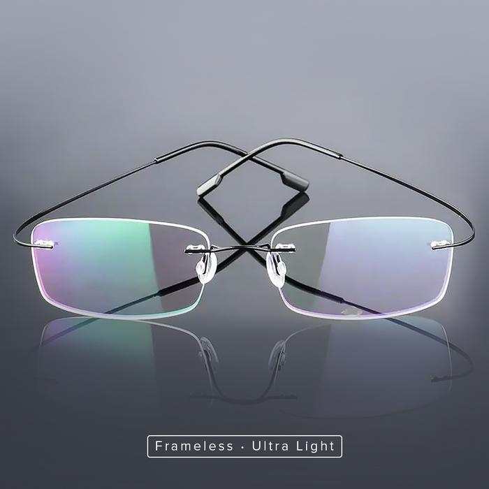 Gambar Frame Kacamata Frameless Ultra Light Rimless Titanium dari LAPERFORMANCE undefined Tokopedia