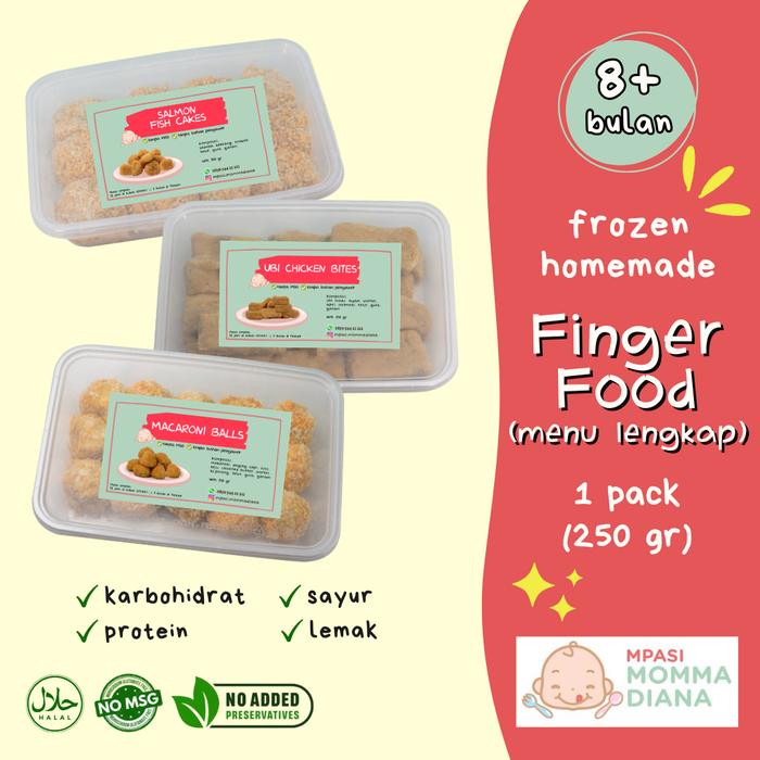 Jual Frozen Finger Food Menu Lengkap Bayi Balita Anak (khusus Paxel