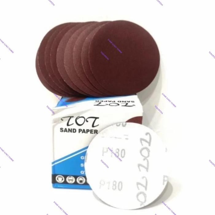Gambar Amplas Bulat TOT 4" inch / Amplas Tempel Gurinda Poles / Amplas Velcro - 400 dari Sinar Kunci Tehnik undefined Tokopedia