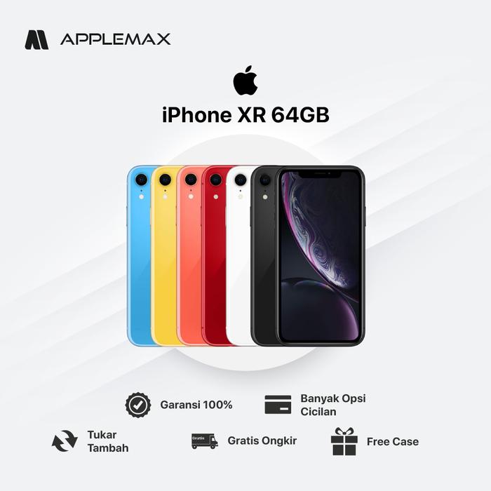 Gambar iPhone XR 64GB Second Original Fullset Garansi 1 Bulan Cicilan Ringan - Silver, All Operator dari Applemaxid undefined Tokopedia