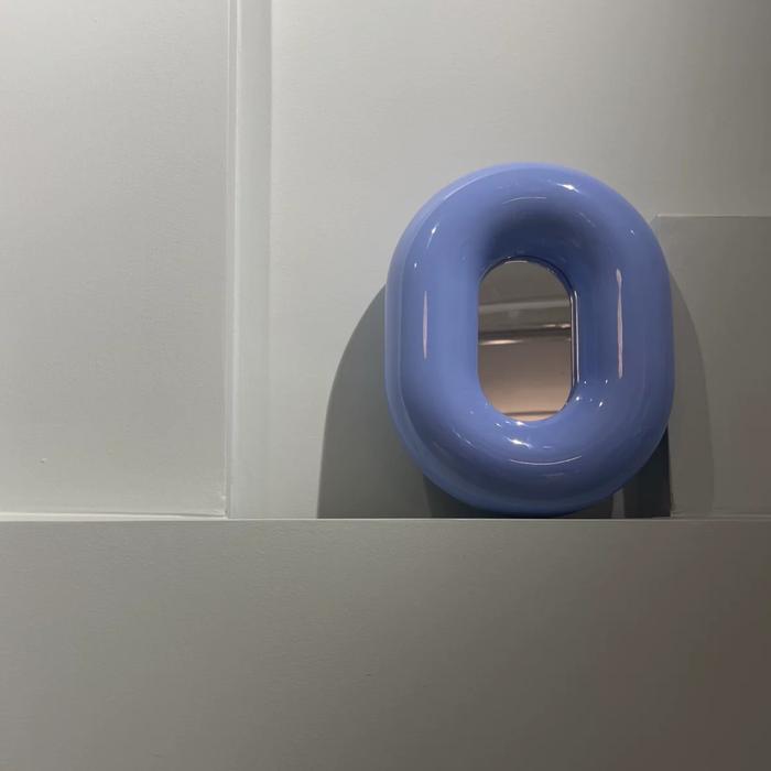 Gambar Bubble Wall Mirror Cermin - Blue dari Good Get Home undefined Tokopedia