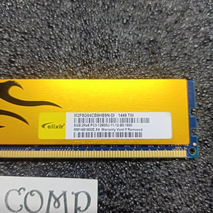 8gb 2rx8 Ram Pc3 12800u Jual RAM GAMING ELIXIR 8GB 2RX8 PC3 12800U