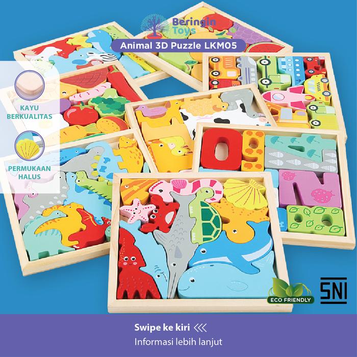 Gambar Beringin Toys Mainan Edukasi Balance Puzzle Mainan Puzzle Kayu Hewan - Fruits dari Beringin Toys undefined Tokopedia
