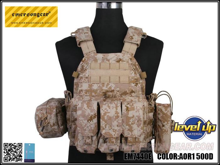 Gambar Rompi Emersongear Tactical Vest IMPORT - Digital coklat dari EmersongearTacticalStore undefined Tokopedia