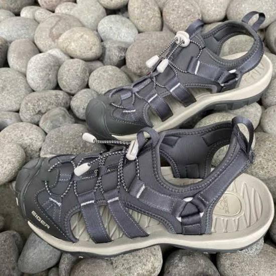 Gambar EIGER LACERTA MEN SANDAL - Grey, 39 dari Mirae Adventure undefined Tokopedia