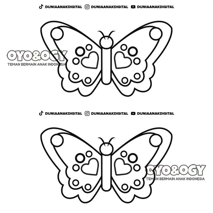 Gambar Mainan Edukasi Kerajinan Tangan Prakarya Menggunting DIY Wayang Kupu - Kupu-kupu dari OyoOgy undefined Tokopedia