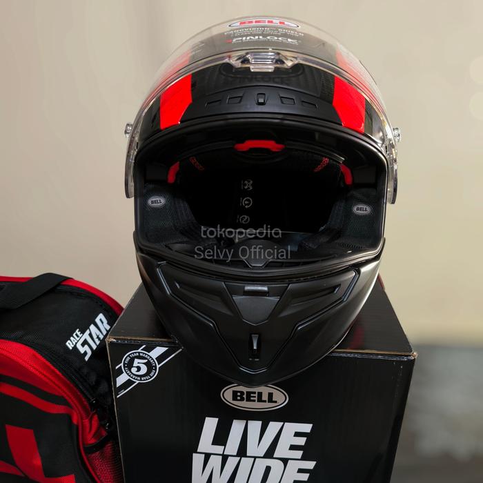 HOT Bell Race Star Carbon Helmet Roland Sands Bell Race Star