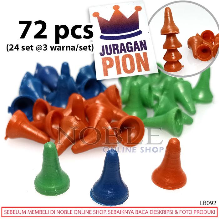 Gambar Bidak Cone Pion Tumpuk Pelengkap Board Game Dadu Monopoli Ular Tangga dari Noble Online Shop undefined Tokopedia