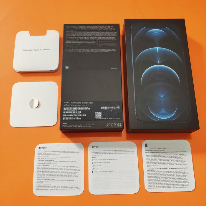 Pacific Blue Iphone 12 Pro Max Original Box Jual Dus Box IPhone 12