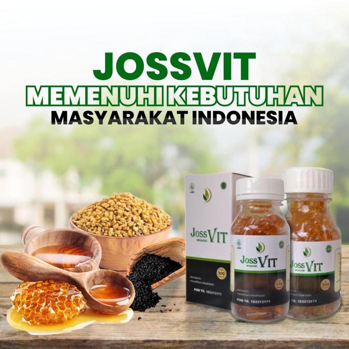 Gambar Josvit Joss vit Herbal Habatusauda Extra Propolis 100% Original bisa - Isi 100 kapsul dari bumistoreee undefined Tokopedia