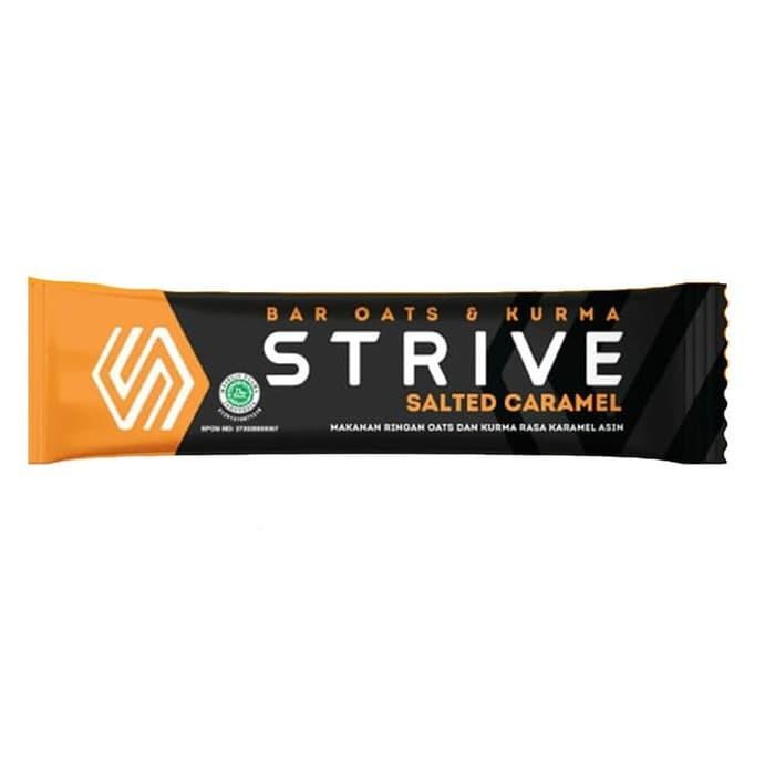 Gambar STRIVE Protein Bar Muscle Recovery Meal Cemilan Olahraga Sehat - SaltedCarmel40g dari Hangermedal undefined Tokopedia