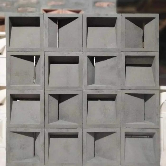 Gambar Roster beton anti tampias terakota (20×20) - Abu-abu dari Roster minimalis BI undefined Tokopedia