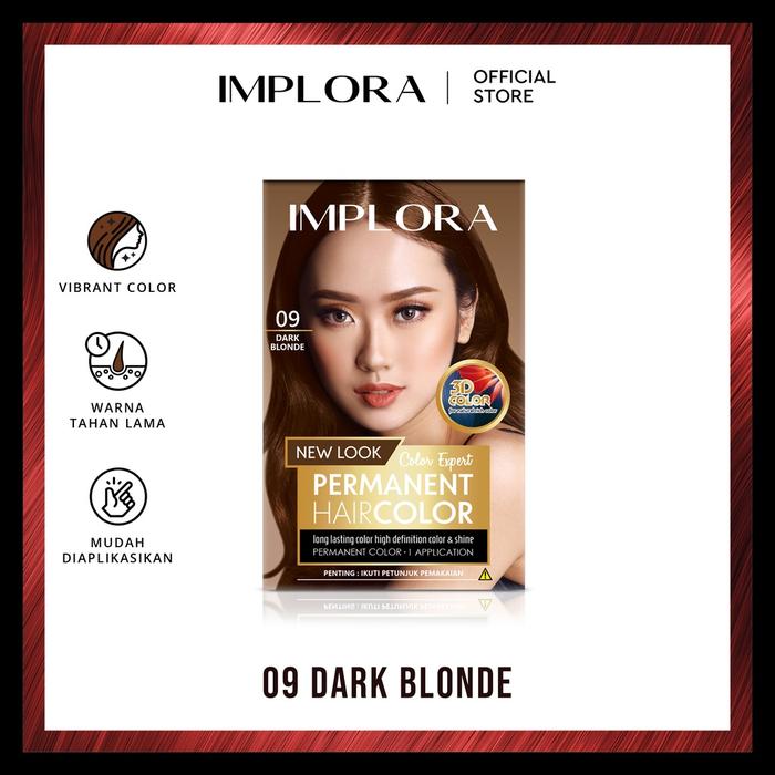 Gambar Implora New Permanent Hair Color - Dark Blonde dari Implora Cosmetics_NEW undefined Tokopedia