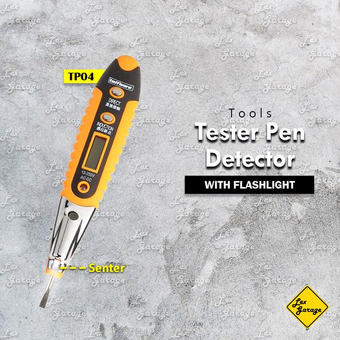 Gambar Tespen Test Pen Listrik Non Contact Alat Deteksi Kabel Putus Cek Arus - TP04 Kuning dari Lex Garage undefined Tokopedia