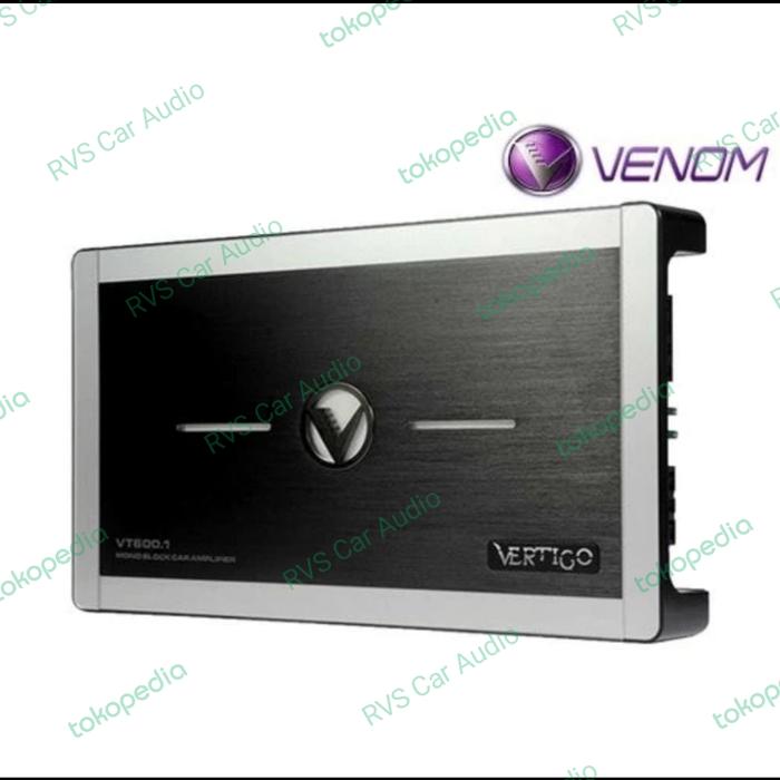 Jual power amplifier monoblock mobil venom vertigo vt 600.1 original ...