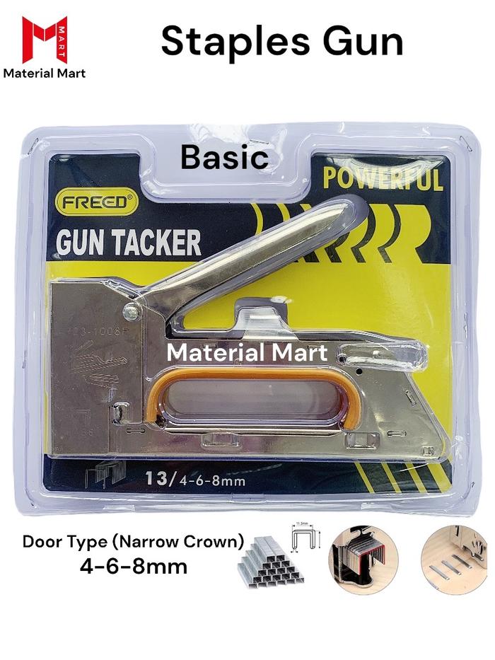 Gambar Staples Tembak 3 in 1 | Staples Gun Basic | Staple Multifungsi 3in1 - Basic dari Material Mart Indonesia undefined Tokopedia