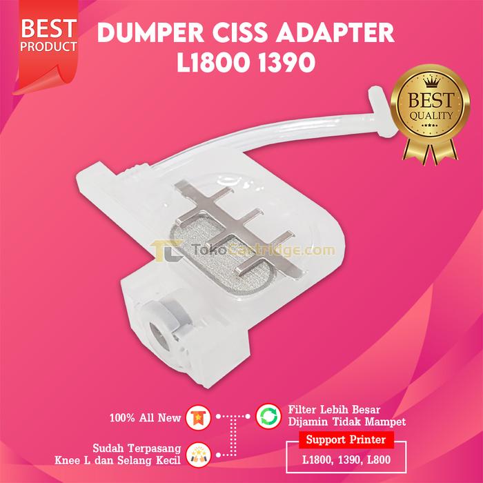 Gambar CISS Adapter Printer DTF DTG L1800 L1300 Dumper 1390 T1100 DX5 - Model Selang dari Toko Cartridge ID undefined 5 Tokopedia