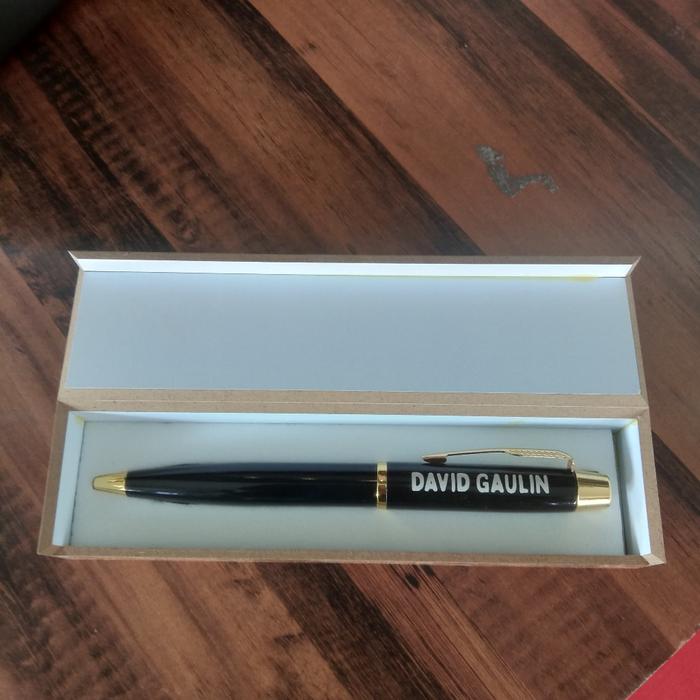 Gambar Pulpen Stainless Steel Custom Pulpen Custom Grafir - GRFR 1 SISI+BOX dari customneeds undefined Tokopedia